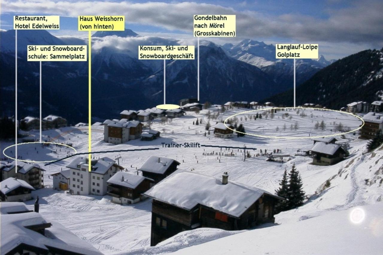 Weisshorn 24 Apartment Riederalp Ngoại thất bức ảnh